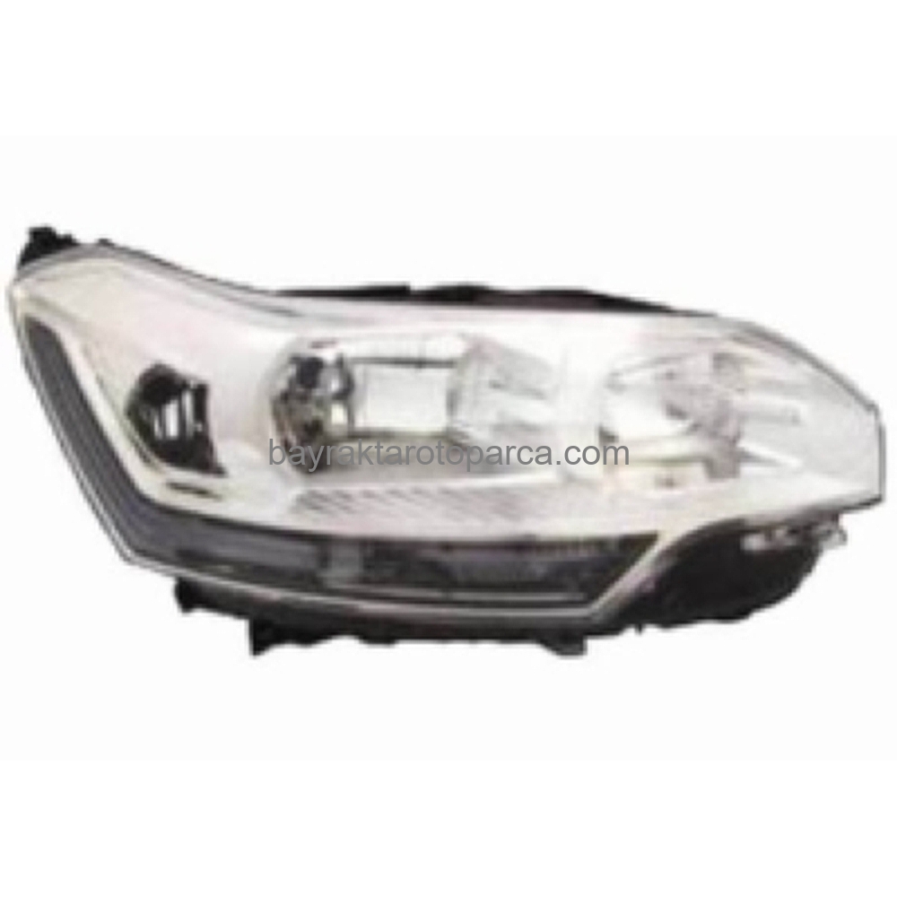 Citroen C5 Ön Far Elektrikli Motorlu Sağ 2008-