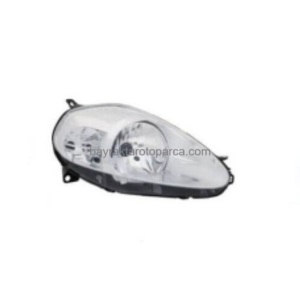 Fiat Grande Punto Ön Far Elektrikli Mot Krom Mor Soket Uyumlu Sağ 2008-2009