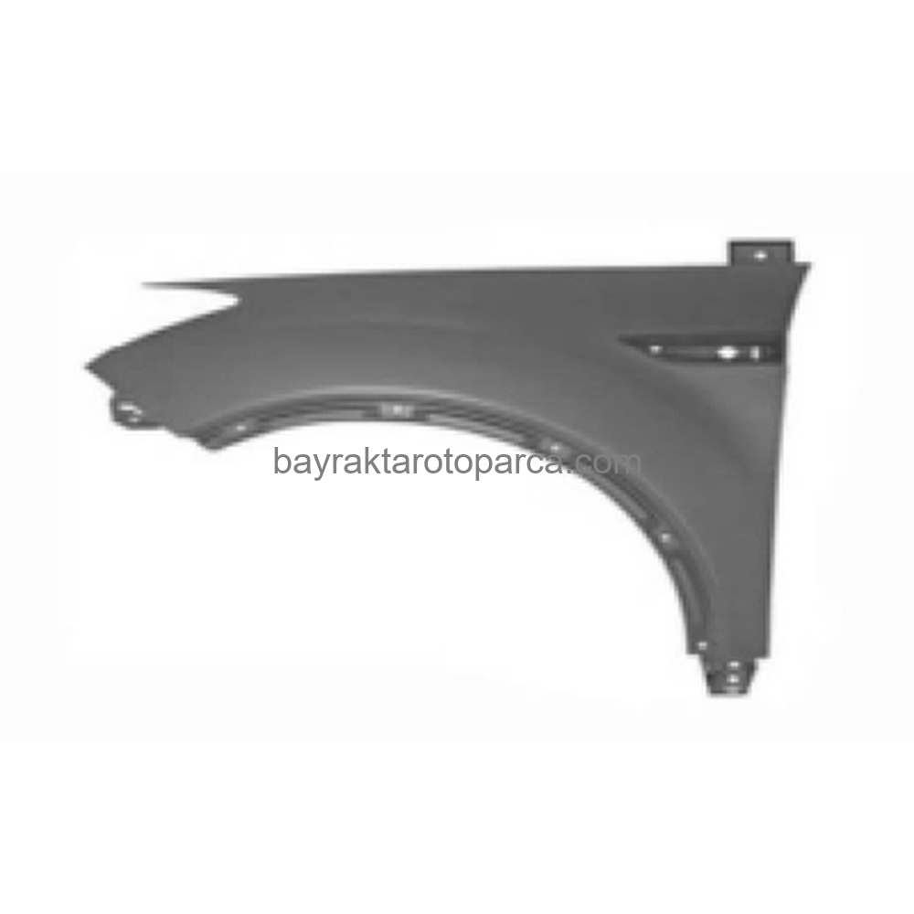 Ford Kuga Ön Çamurluk Gri Astarlı Sol 2008-