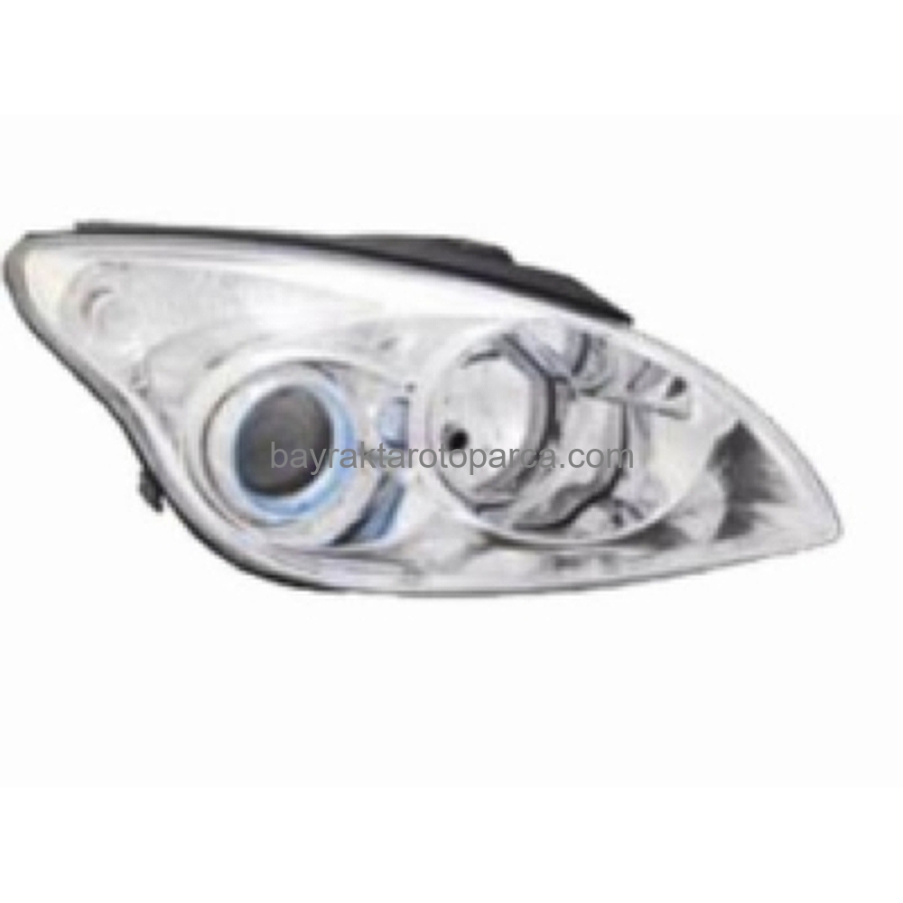 Hyundai İ30 Ön Far Elektrikli Motorlu  Krom Sağ  2007-