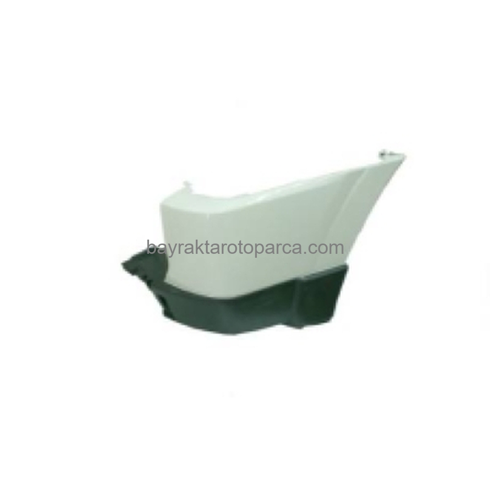 Mitsubishi Pajero Arka Tampon On Siyah Sağ 2007-