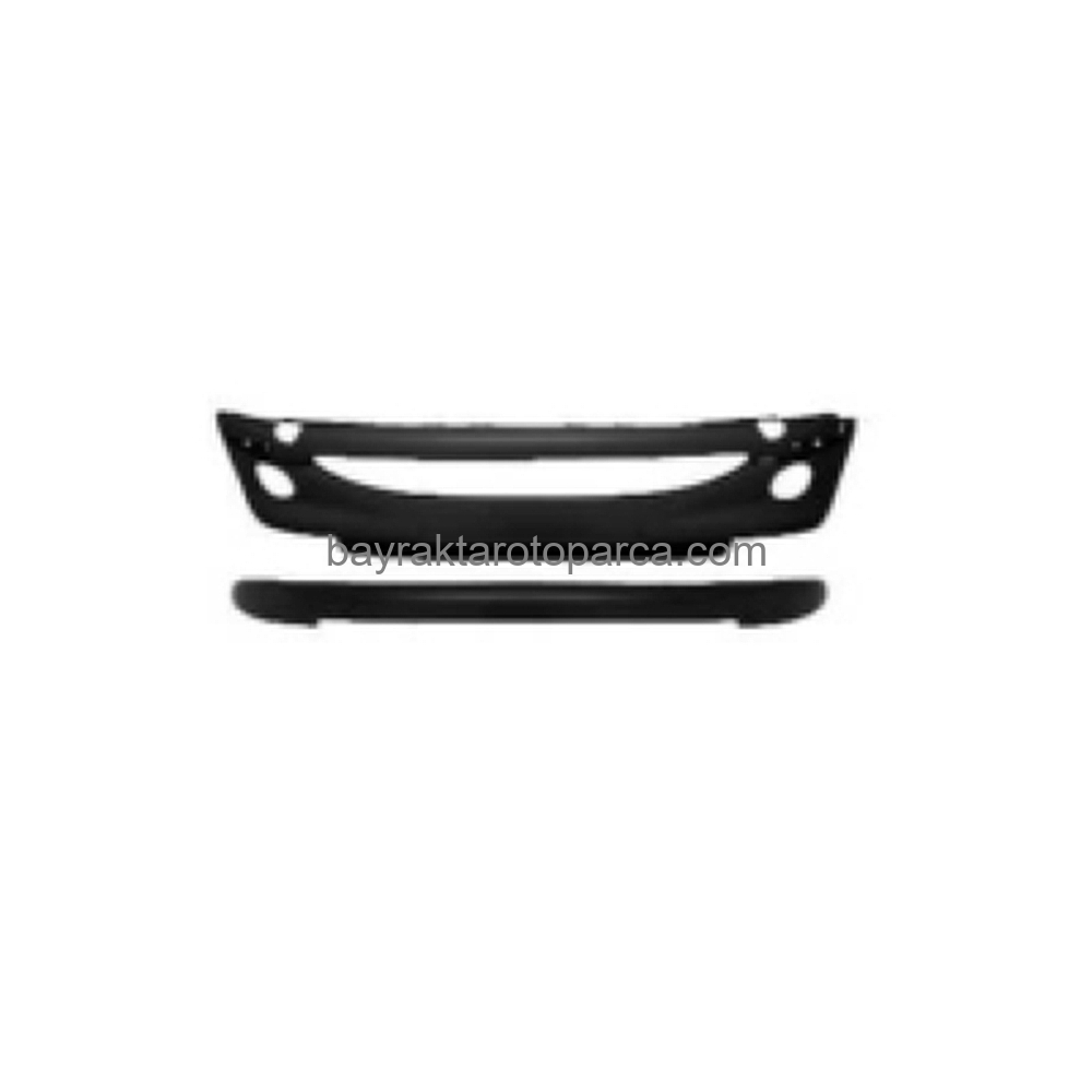 Peugeot 206 Ön Tampon Spoiler Kuşaklı Sis Delikli 1998-2006/Tüv