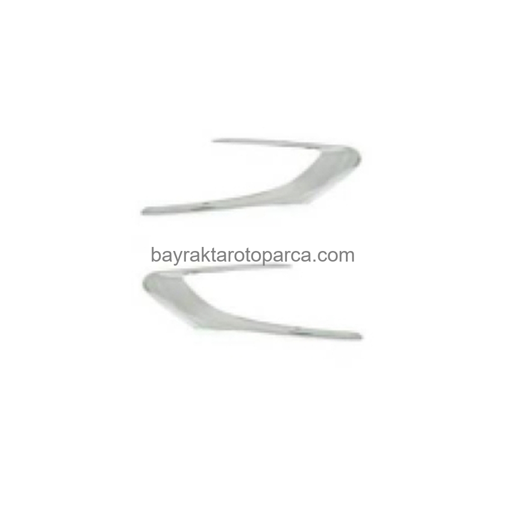 Peugeot 308 Allure Ön Tampon Pnj Kuşağı Krom Set 2013-