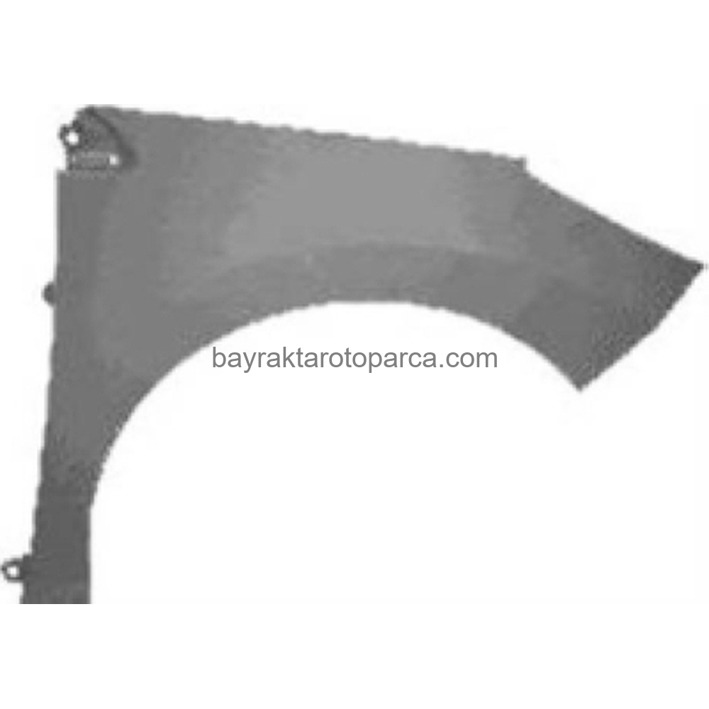 Peugeot 308 Ön Çamurluk Plastik Astarlı  Sağ 2007-