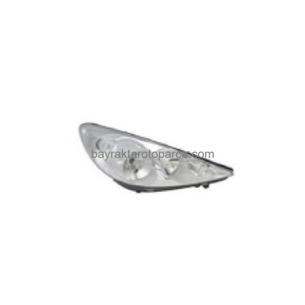 Peugeot 206 Plus Ön Far Elektrikli Motor Krom Sağ 2009-2012