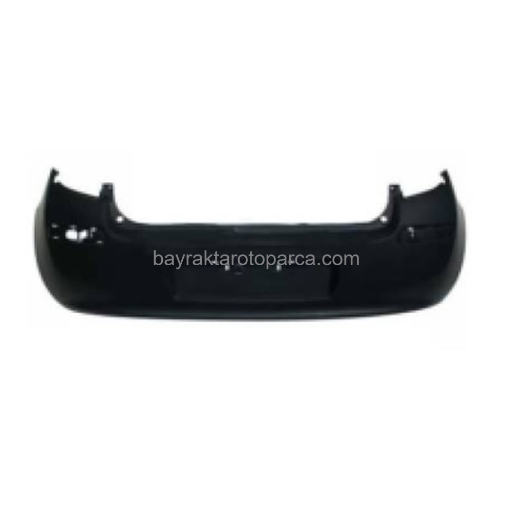 Renault Clıo Arka Tampon Siyah Hatchback 2005-2008