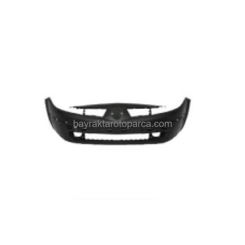 Renault Megane Ön Tampon (Çıplak) Siyah 2003-2006