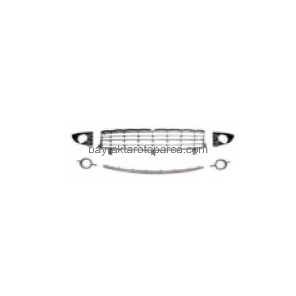 Renault Scenic Ön Tampon Panjuru Gri Set 2006-2009