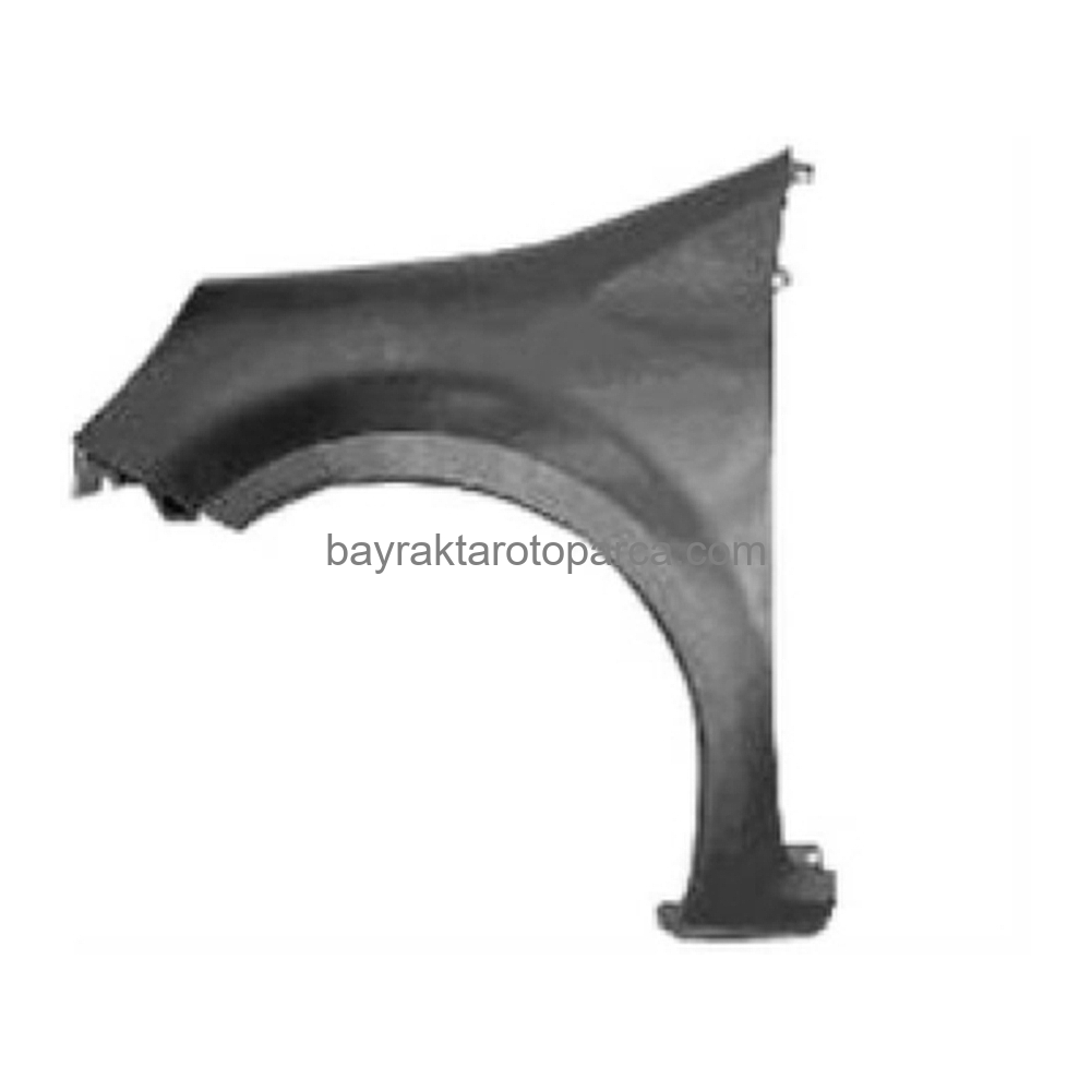 Renault Modus Ön Çamurluk Gri  Astarlı  Sol 2004-