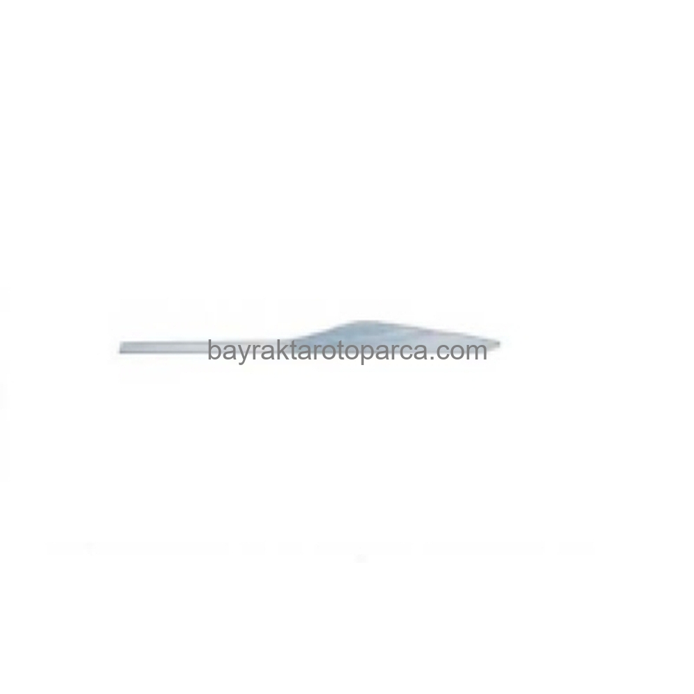 Renault Clio Arka Kapı Kuşağı Krom Hatchback Sol 2011-