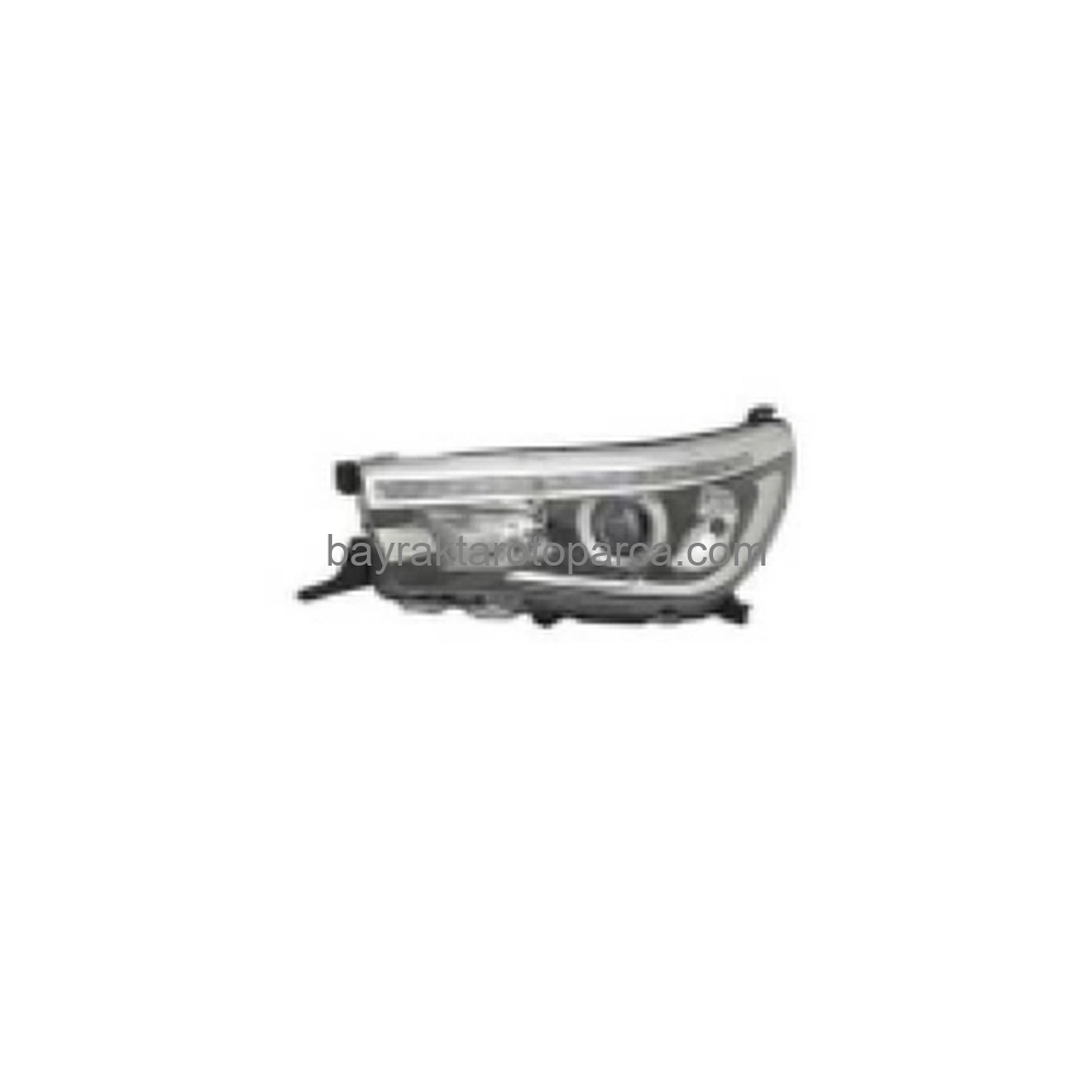 Toyota Hılux Ön Far Elektrikli Motorlu Led.Mercekli Sol 2016-
