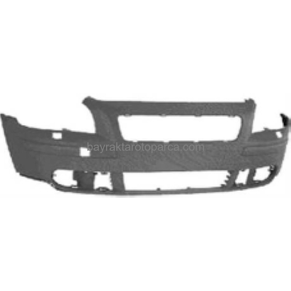 Volvo S40 Ön Tampon Siyah Ön Far Yıkama Delikli   2004-