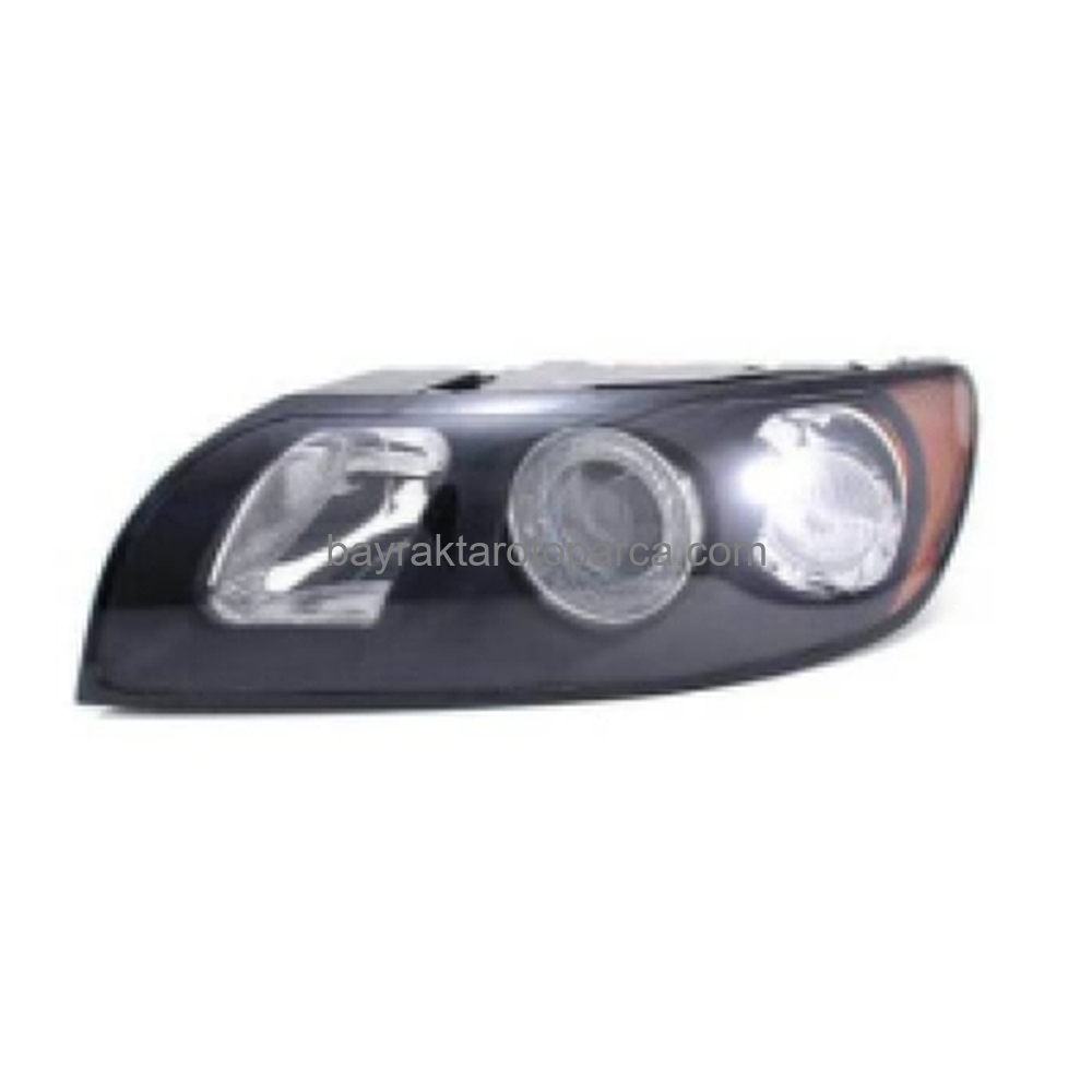 Volvo S40 Ön Far Elektrikli Motorlusiyah Sol 2004 -