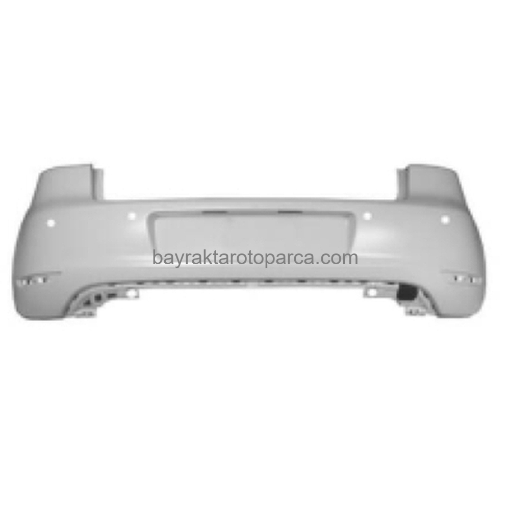 Wolkswagen Golf Vı Arka Tampon Sensör Delikli   Astarlı 2008 -