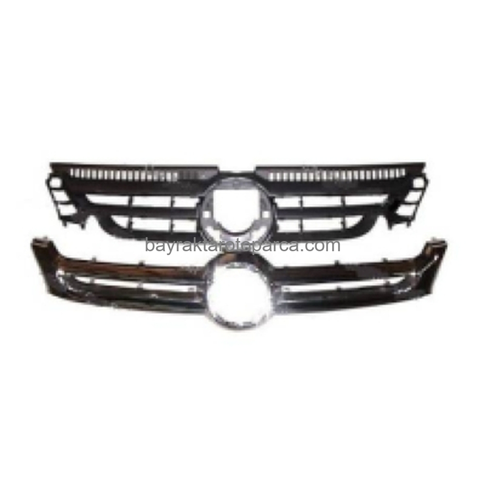 Wolkswagen Golf Plus Ön Panjur İç Siyah Dış Krom 2005 -