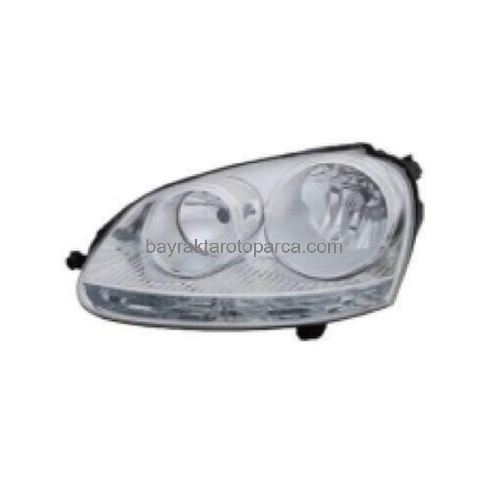 Wolkswagen Golf Jetta Ön Far Krom Sol 2004 - 2010